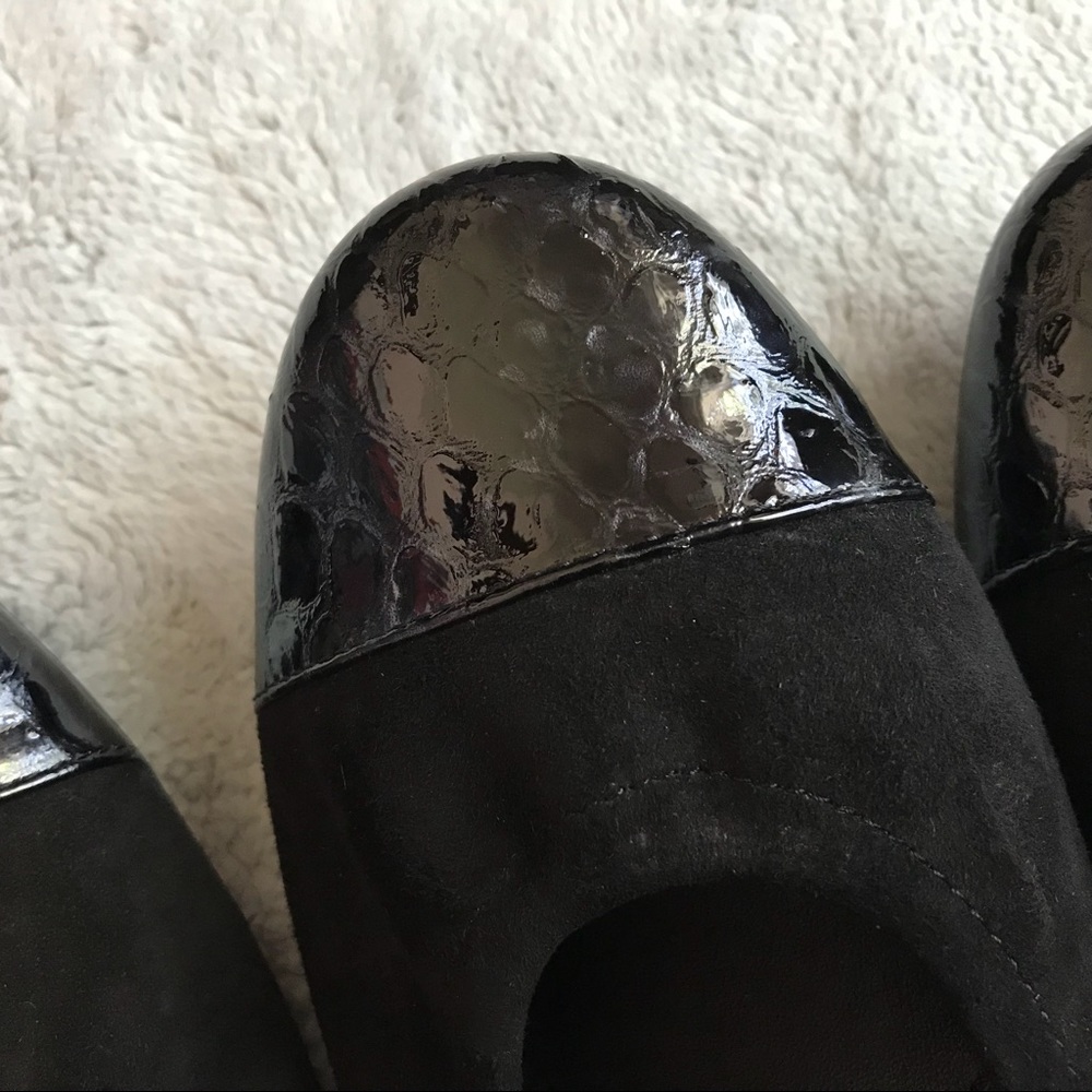 VANEli Sidony Suede Patent Leather Snake Flats - Picture 6 of 8